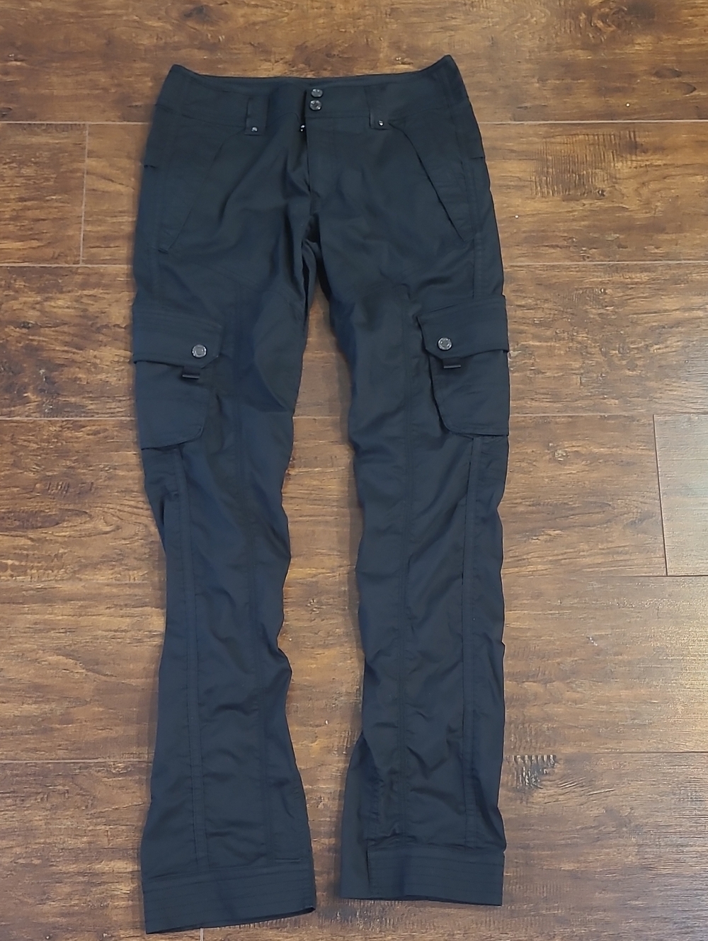 Ralph Lauren Golf Black Cargo Pants with Flap Pockets Size 6